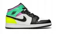 nike air jordan 1 mids 2021 pastel black toe